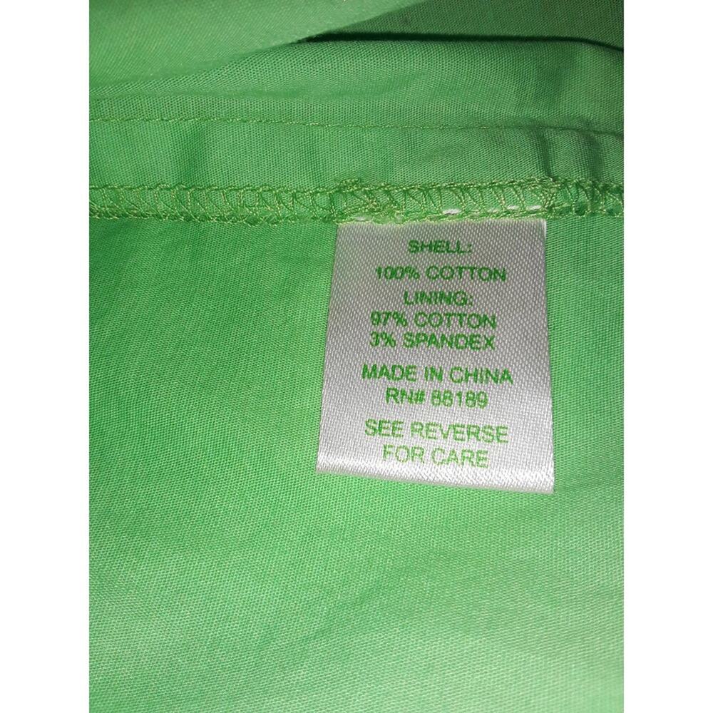 Lilly Pulitzer Sz S MARIA KATE Bold, Bright Lime Green Lacy Dress - Picture 7 of 7